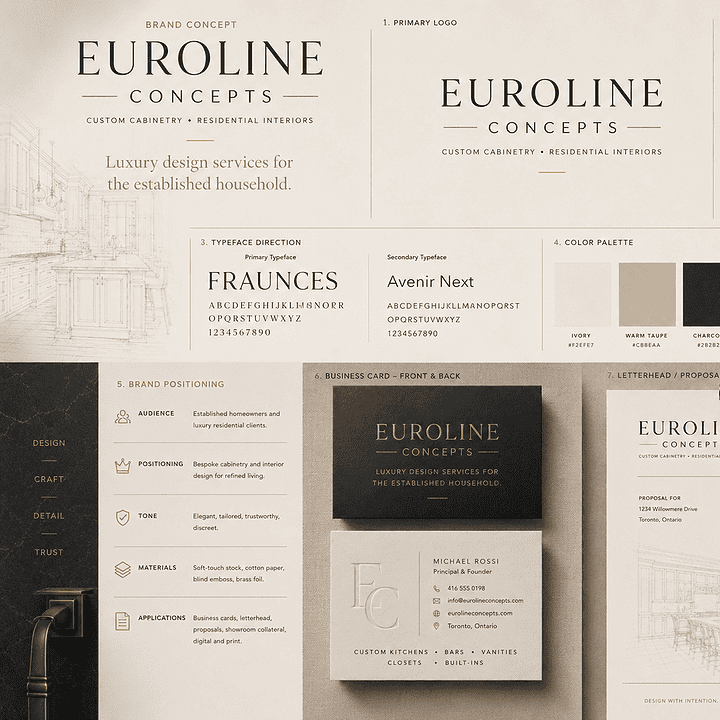 euroline branding card